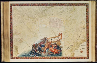 Ms. 987, Vol.2 fol.63 Plan von Toulon, aus dem 